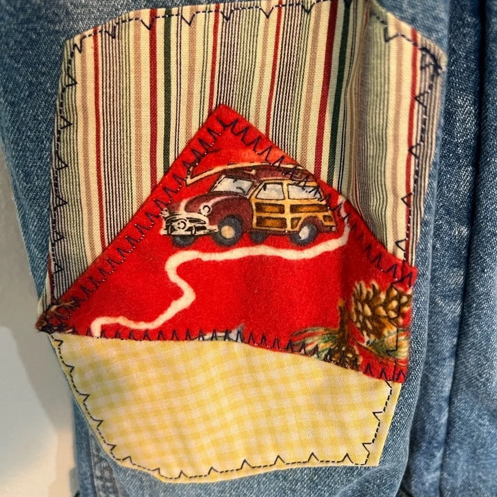 Vintage Kids Twice Upon a Time Denim Overalls with Patches​
